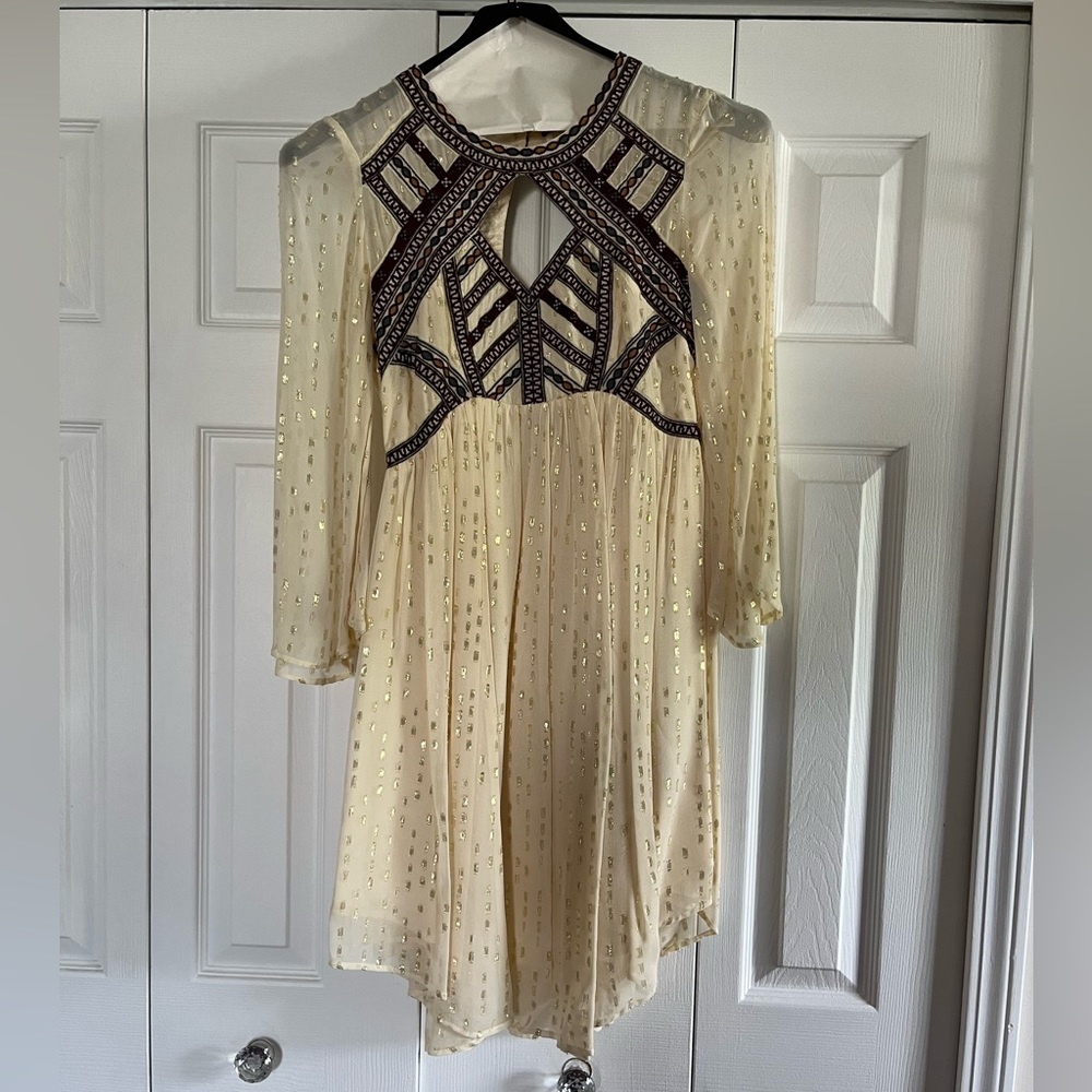 Free People Long sleeve Dress - Keyhole Back